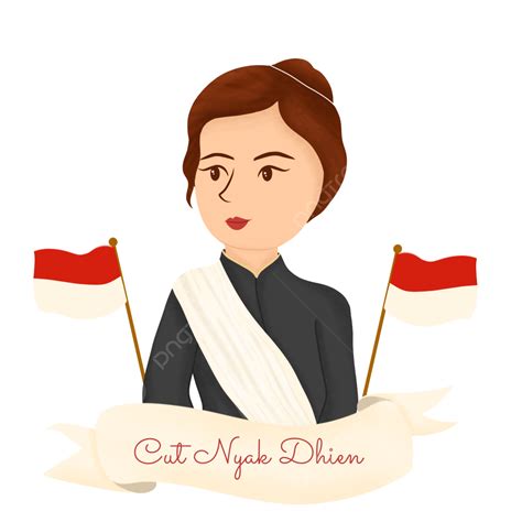 Nyak PNG Image, Cut Nyak Dhien, Pahlawan Indonesia, Pahlawan Wanita ...