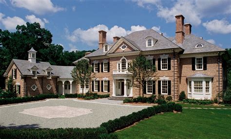 Douglas VanderHorn Architects | Classic Brick Georgian Estate Luxury ...