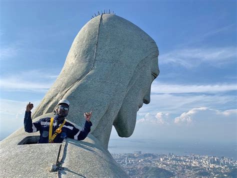 It's Hard Work to Restore Rio's Christ the Redeemer, but the Views Are ...