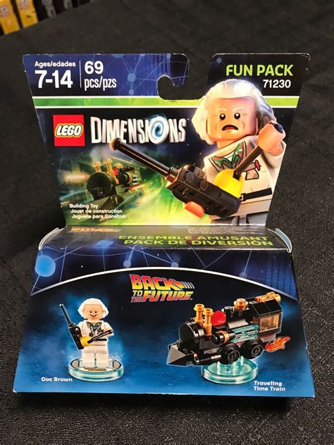 Brand New LEGO Dimensions Doc Brown Back To The Future Fun Pack 71230 ...