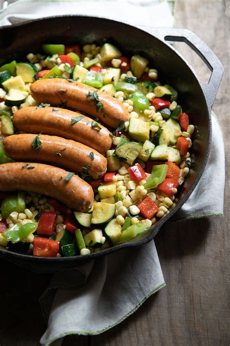 Smoked Sausage Skillet w. Veggies | Luci's Morsels