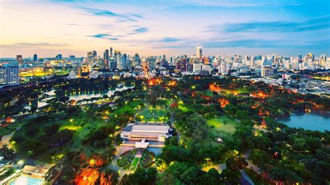 cityscapes, Skyscrapers, Thailand, City, Lights, Bangkok Wallpapers HD ...