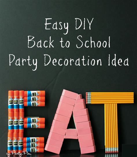 Back to School Party Decoration Ideas