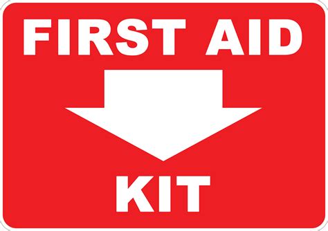 First Aid Kit Sign Printable