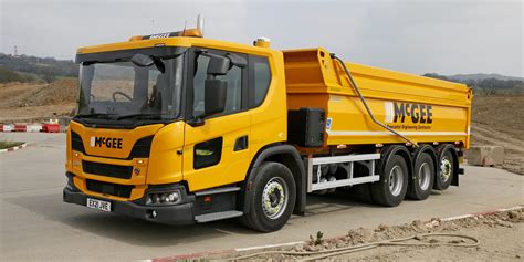 McGee has taken delivery of London’s largest fleet of Scania’s low cab, city-spec tippers - McGee