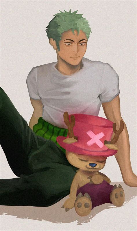 (Self) A little Zoro/Chopper fanart ! [@vanjiart] : r/OnePiece