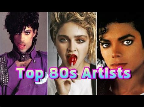 Top 100 Artists of the 80s - YouTube