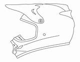 Dirt Bike Helmet Coloring Page Sketch Coloring sketch template
