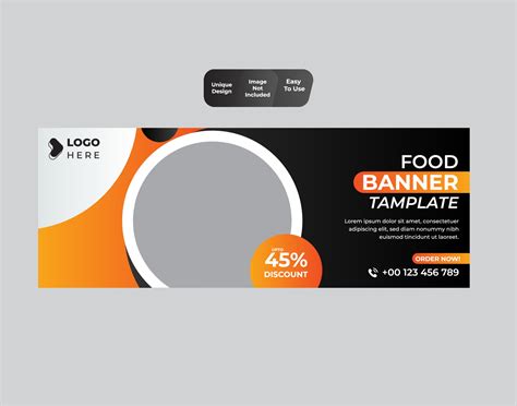 Food banner template design 2090153 Vector Art at Vecteezy