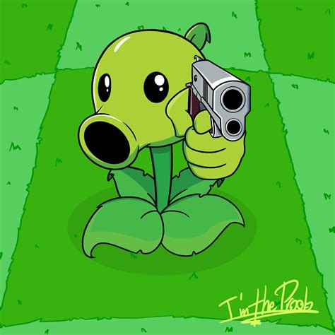 Peashooter :) by TheProob on Newgrounds