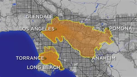 Map Of Los Angeles Fires Today - Cape May County Map