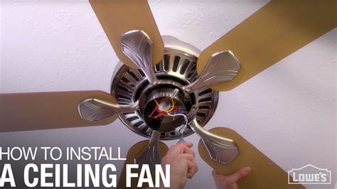 How to Install a Ceiling Fan | Lowe’s