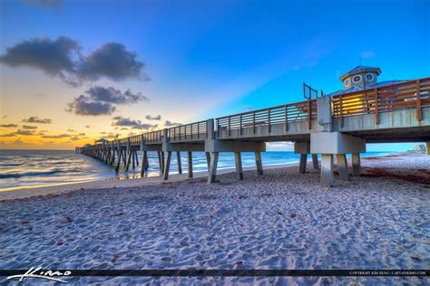 Juno Beach Fishing Pier Before Sunrise