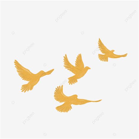 Golden Dove PNG, Vector, PSD, and Clipart With Transparent Background ...