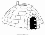 Sand Igloo Coloring Page For Kids  Free Printable Pages sketch template