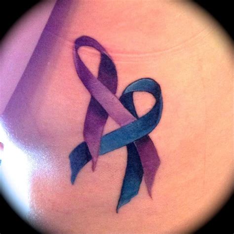 Colon Cancer Ribbon Tattoo - Printable Ilacollection Ideas