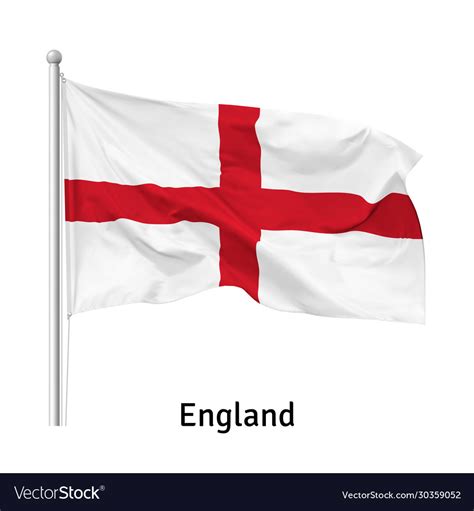 Flag england Royalty Free Vector Image - VectorStock