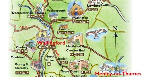 South Oxfordshire towns, villages and hamlets - The Midsomer Map ...