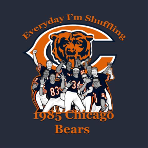 Chicago Bears Super Bowl Shuffle - Nostalgia - T-Shirt | TeePublic