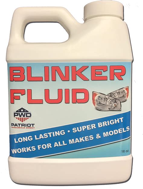 Amazon.com: Patriot Wholesale Direct Blinker Fluid - 16oz - Great Gag Gift or Prank for Cars ...