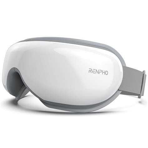 RENPHO Eye Massager with Heat & Bluetooth Music, Reduce Eye Strain Dark ...