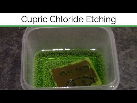 PCB Etching Experiment with Cupric Chloride - YouTube