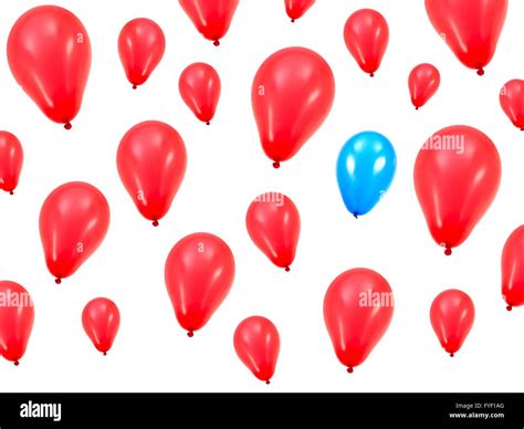 Red balloons isolated against a white background Stock Photo - Alamy