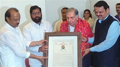 Ratan Tata conferred with Maharashtra govt.'s 'Udyog Ratna' award