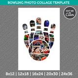Bowling Photo Collage Template Canva PDF – DNKWorkshop