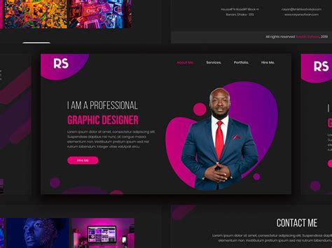 Designer Portfolio Website :: Behance