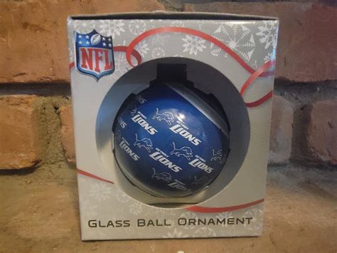 Detroit Lions Logo Ball Ornament - Detroit Game Gear