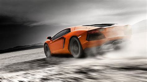 Orange Lamborghini Aventador, HD Cars, 4k Wallpapers, Images ...