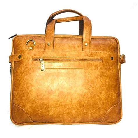 New Warrior Tan Leather Laptop Bag at Rs 1100 in Agra | ID: 22396053688