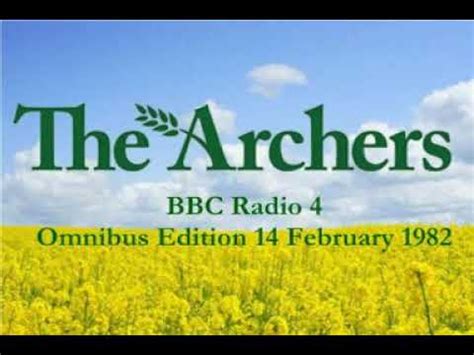 The Archers - Omnibus 14 February 1982 - YouTube