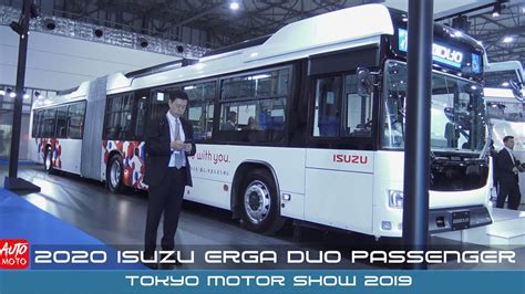 2020 Isuzu Erga Duo Passenger Bus - Exterior And Interior - Tokyo Motor Show 2019 - YouTube