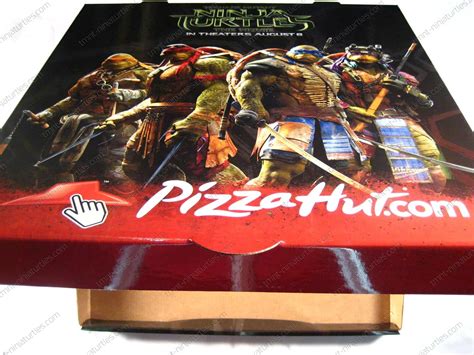 Pizza Hut pizza box (2014)_open | TMNT: A Collection