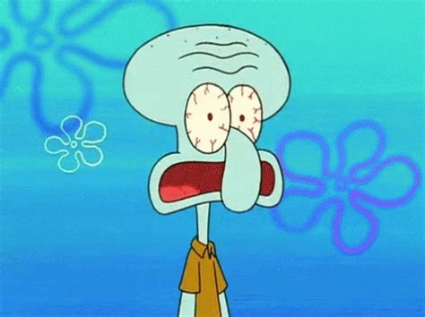 Squidward Spongebob GIF - Squidward Spongebob Shocked - Descobrir e ...