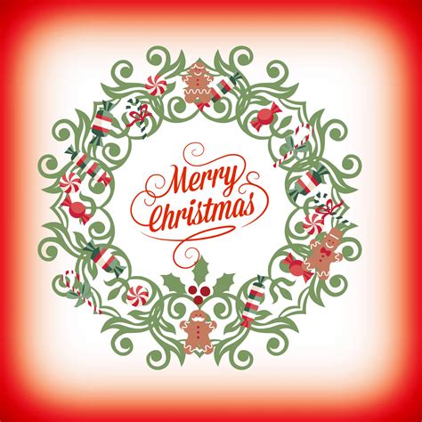 Merry Christmas Wreath Free Stock Photo - Public Domain Pictures