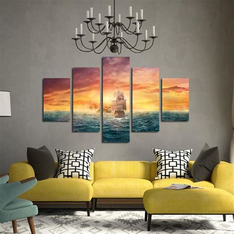 Pirate Ship Canvas Painting at PaintingValley.com | Explore collection ...