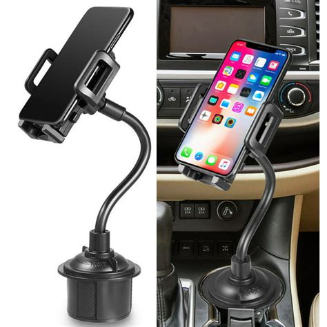 Car Phone Mount, Nakedcellphone Cup Holder Adjustable/Universal for iPhone 12 11 Pro XR ...