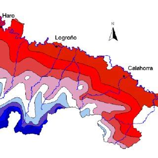 Temperature (ºC) distribution in La Rioja (Spain). | Download Scientific Diagram