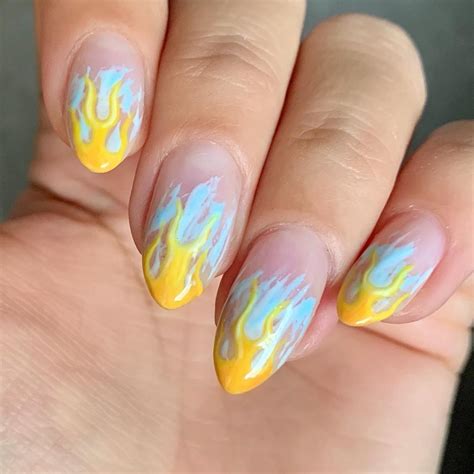 51 Stylish Fire Nail Art Design Ideas You Must Try – Page 6 – Tiger Feng