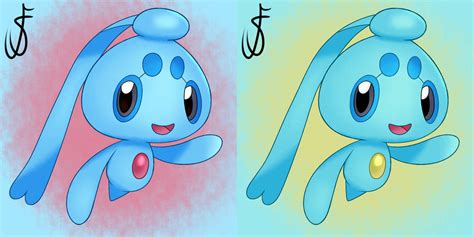 Pokemon #489 Phione (+Shiny) by Skavyy on DeviantArt