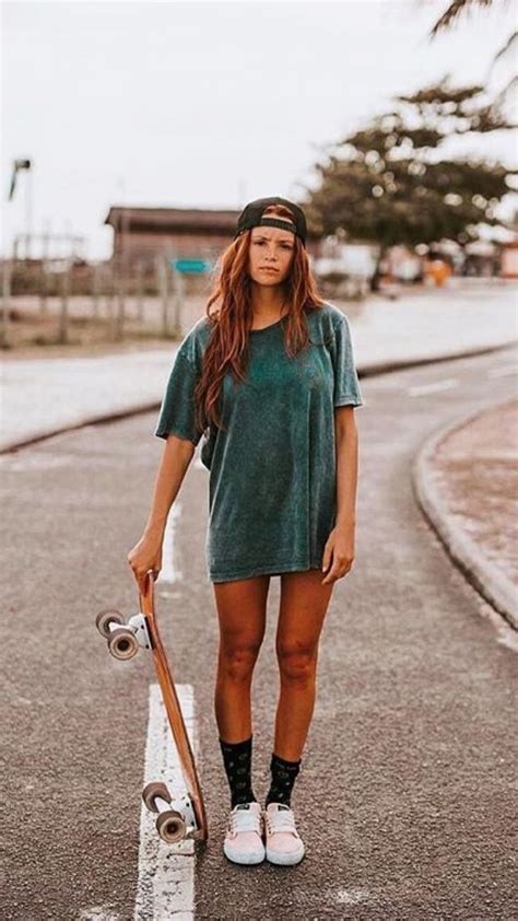 Inspiração Looks Skater Girl | Moda skatista, Estilo skatista, Roupas de skatista