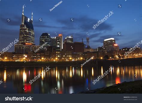 Nashville, Tennessee Skyline At Night Stock Photo 62989324 : Shutterstock