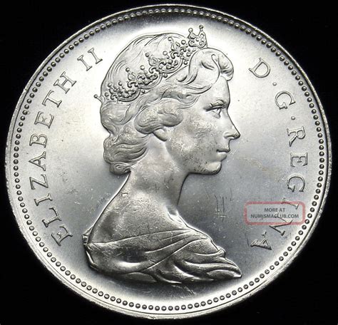 1966 Canadian Silver Dollar. 600 Actual Silver Weight As Pictured S&h H555