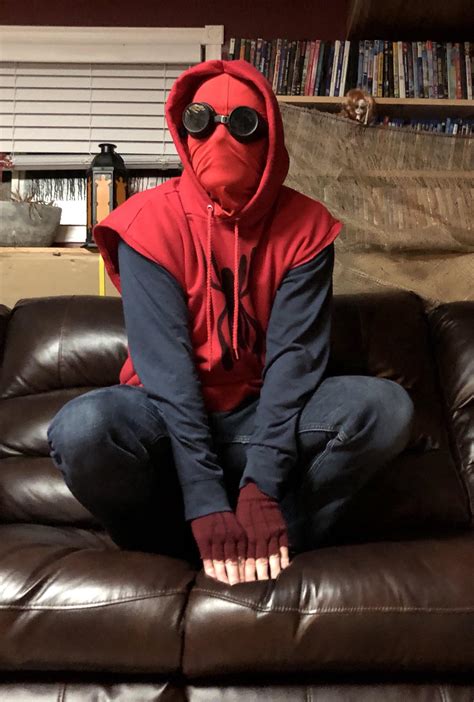 My homemade Spider-man costume turned out better than I expected : marvelstudios