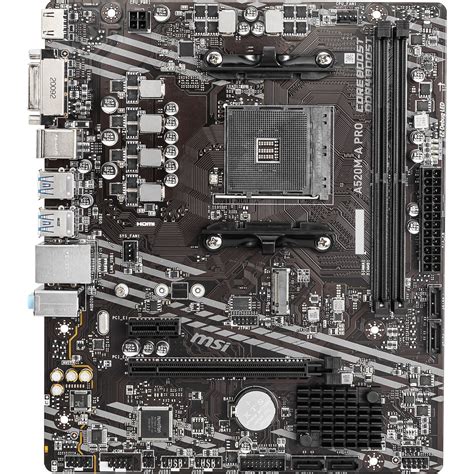 MSI A520M-A PRO AMD Socket AM4 Motherboard - A520M-A PRO - New | CCL