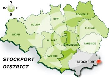 Stockport Map and Stockport Satellite Image