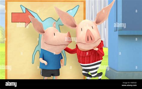 OLIVIA, (from left): Ian, Olivia (the pig), (Season 1), 2009-11. photo: © Nick Jr. / Courtesy ...